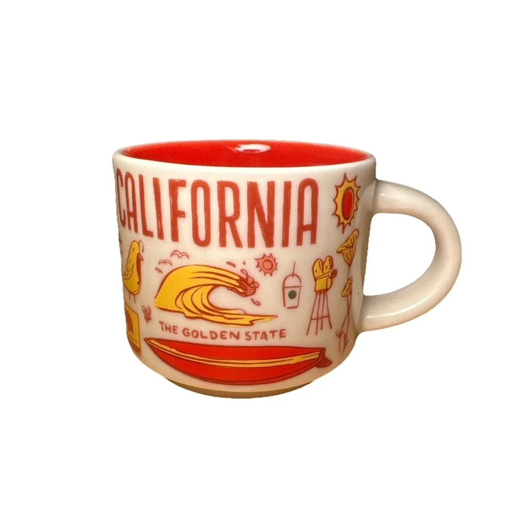 Starbucks California Been There Series Across the Globe Coffee Mug 2017 Espresso
